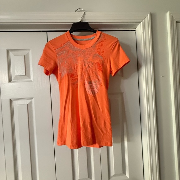 Nike Bright Orange Graphic Tee - Picture 1 of 5